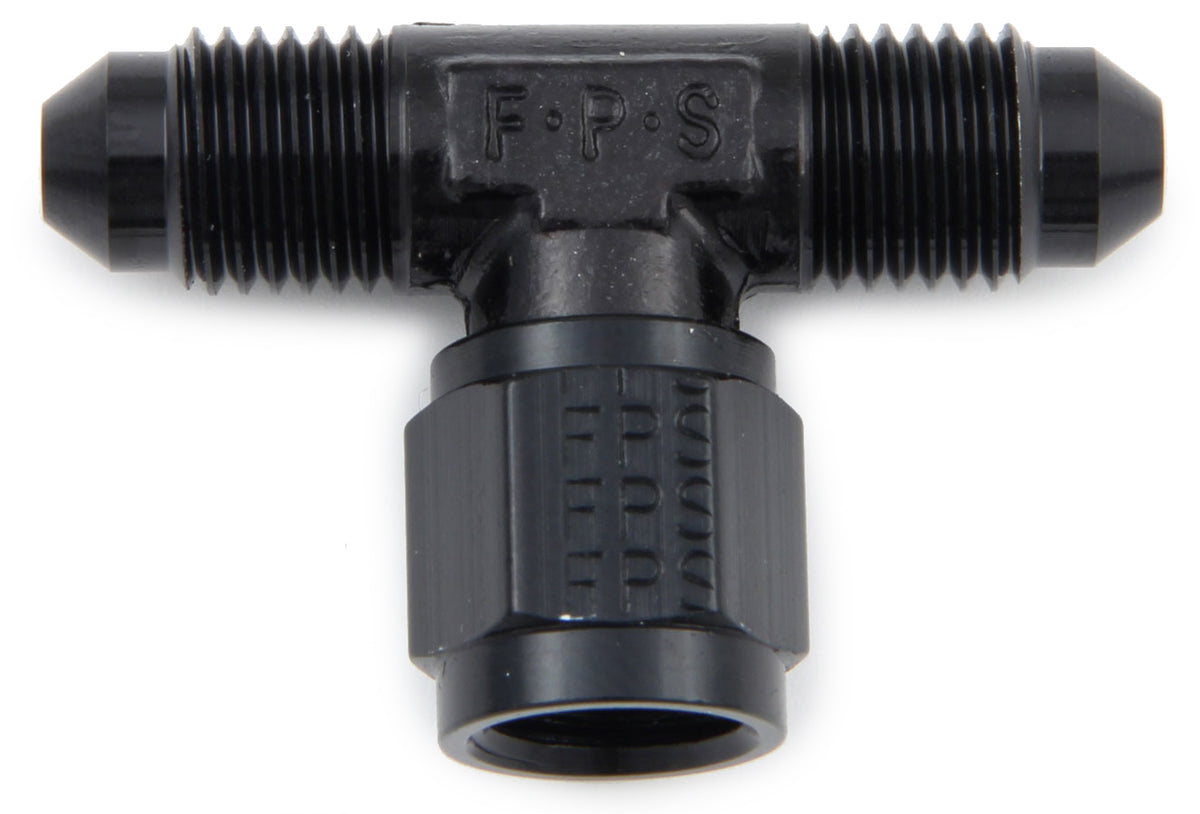Raccord #6 té femelle pivotant latéral noir