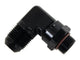 #10 x 7/8-14 90 Deg Swivel Adapter Black