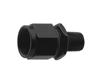 Raccord pivotant 6AN FM vers 3/8 NPT noir