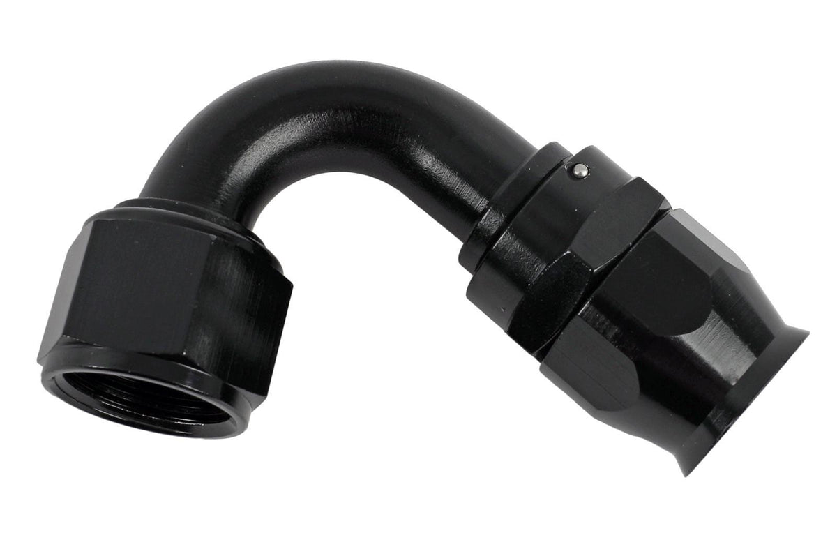Raccord de tuyau #12 120 degrés PTFE noir