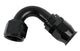 Raccord de tuyau #12 120 degrés PTFE noir