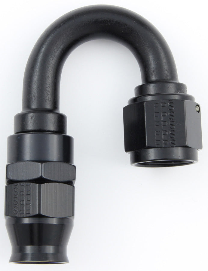 Raccord de tuyau #8 180° PTFE Noir