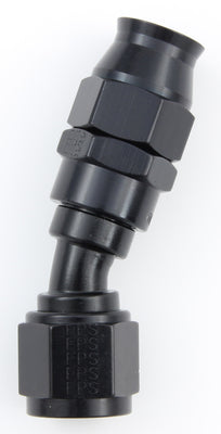 Raccord de tuyau #6 30° PTFE noir