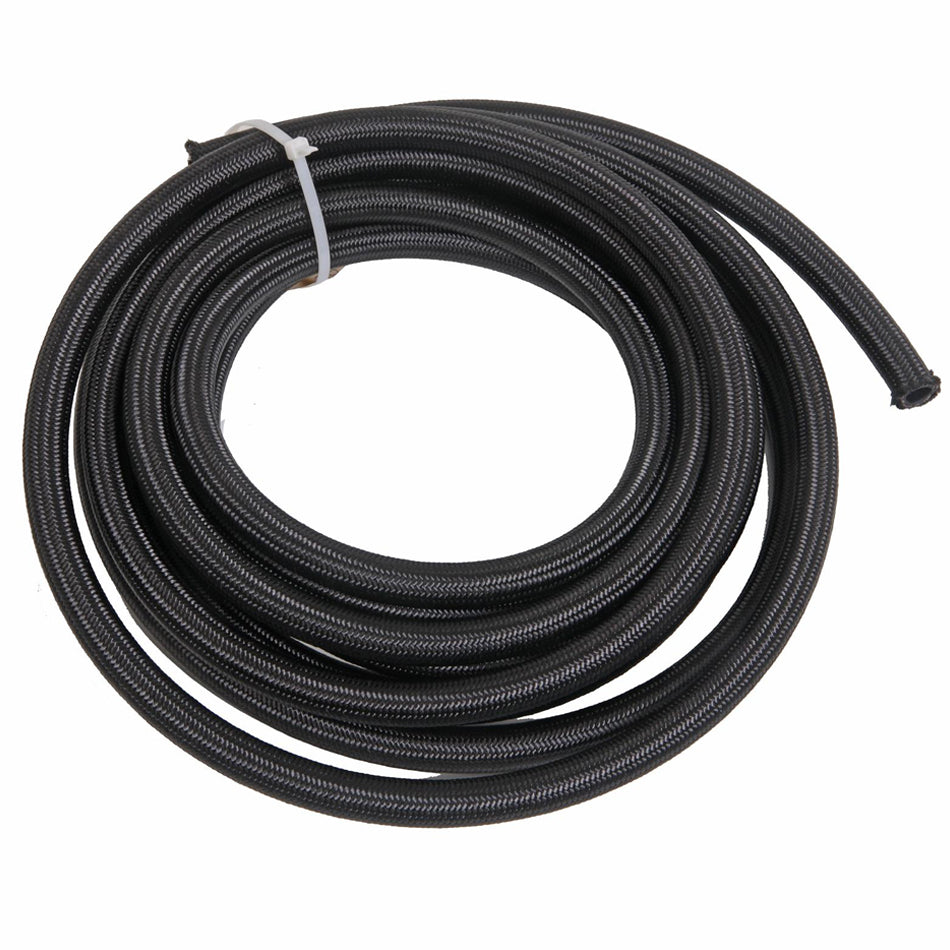#8 Durite course noire en nylon 15 pi