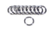Rondelles d'écrasement en aluminium 12 mm, paquet de 10