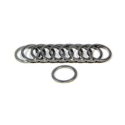 Rondelles d'écrasement 16mm alu. pack de 10