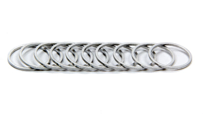 Rondelles à écraser en aluminium 18mm, paquet de 10