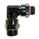 Raccord adaptateur mâle ORB 90° #8 vers #8