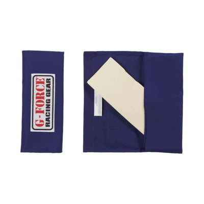 Paire de coussinets de harnais bleus
