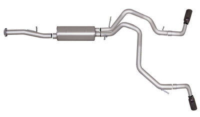 Système d'échappement double Cat-Back Extreme en acier inoxydable