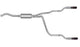 Système d'échappement double Cat-Back aluminisé