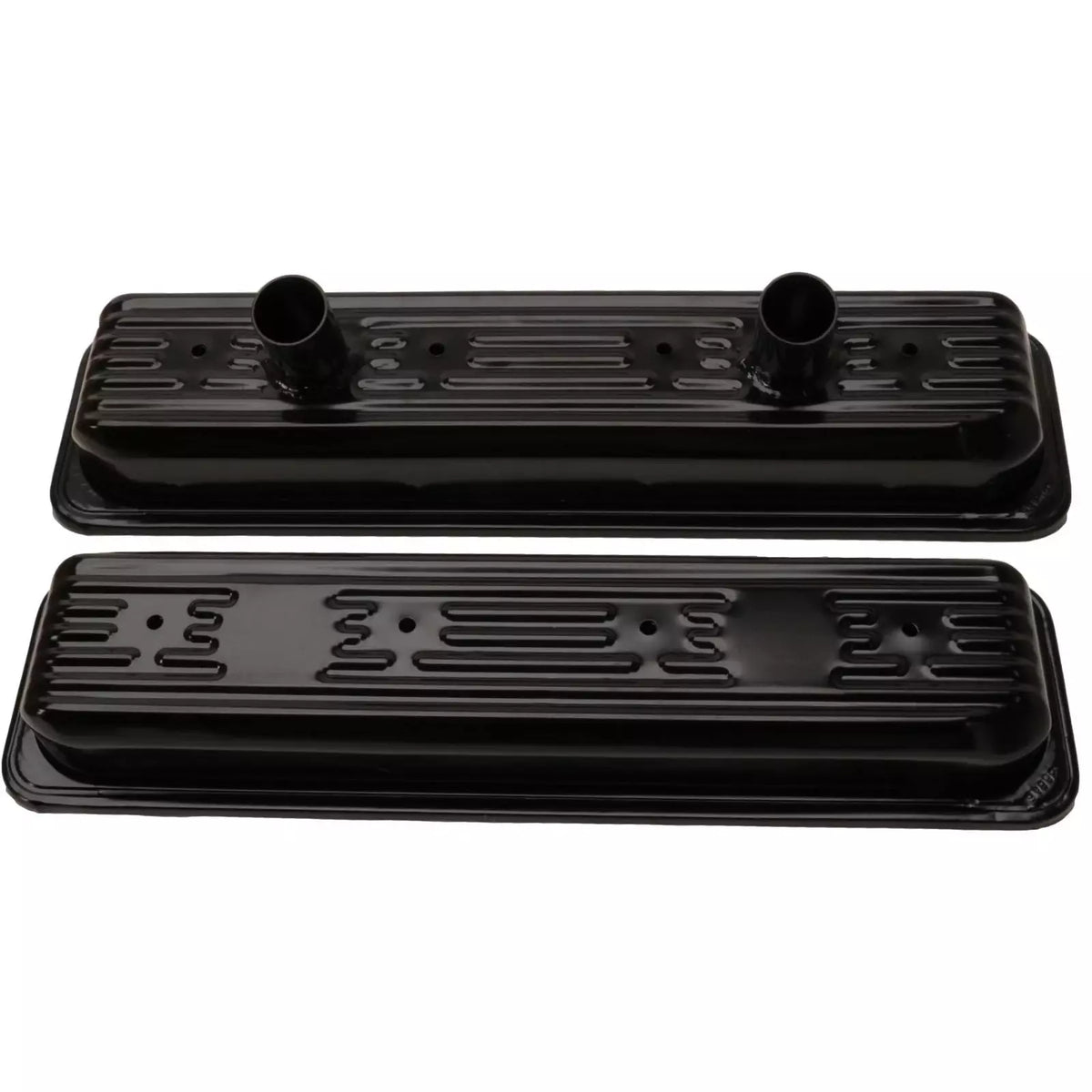 Kit de couvre-culasse SBC Circle Track en acier noir