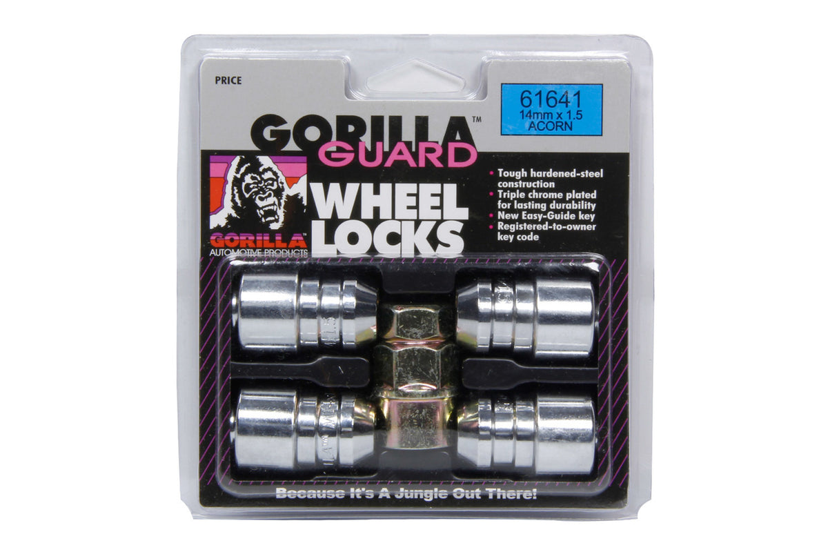 4 écrous antivol Gorilla Guard Acorn 14mm x 1,50