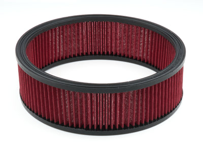 14in x 4in Round Air Filter Red