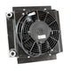 Refroidisseur de fluide avec ventilateur 9,5 po x 9,5 po x 3 po