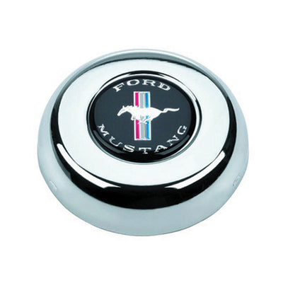 Bouton de klaxon chromé Mustang