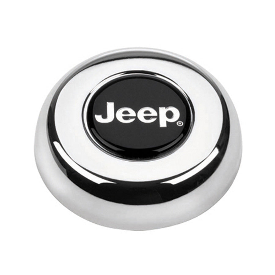 Bouton d'avertisseur chromé - Jeep