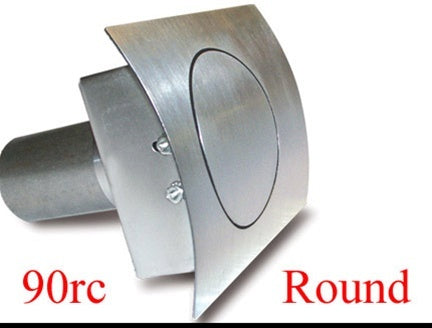 Trappe à carburant ronde  Surfaces incurvées