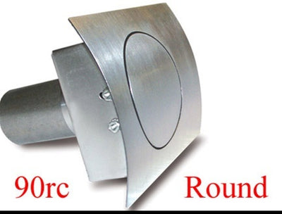 Trappe à carburant ronde  Surfaces incurvées