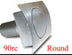 Trappe à carburant ronde  Surfaces incurvées