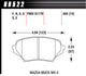 Plaquettes de frein avant Mazda Miata HP Plus
