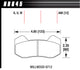 BRAKE PAD DYNAPRO 6 FRONT AND REAR DTC-30