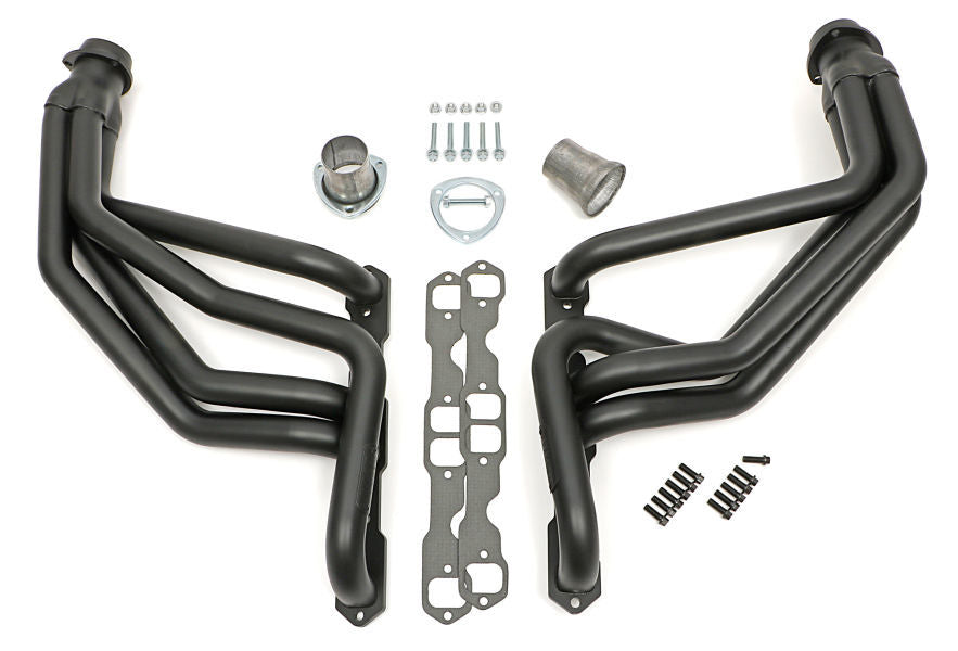 Collecteur d'échappement noir Elite pour Chevrolet/GMC P/U de 67-91 SBC
