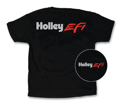 T-shirt - Grand avec logo Holley EFI SS - Noir