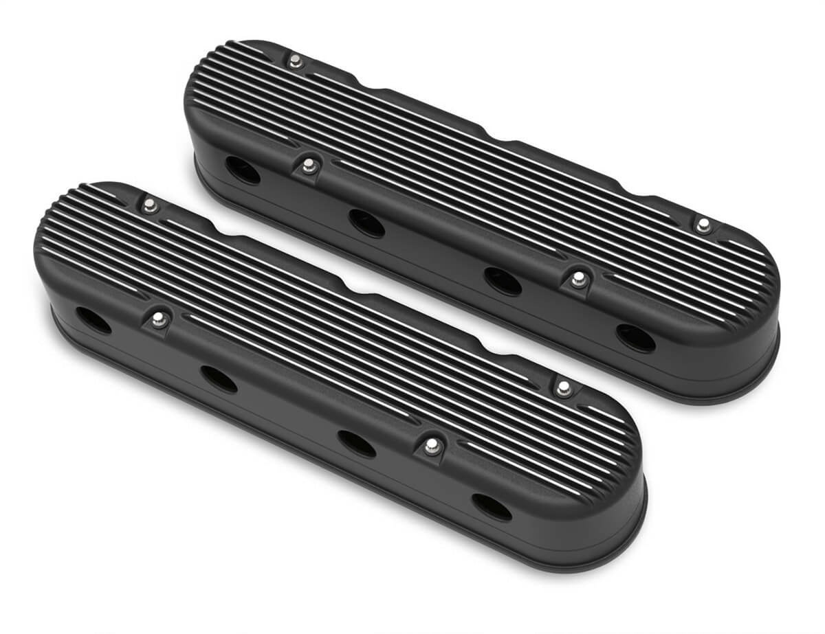 Kit de cache-culbuteurs - GM LS conception 2 pièces - Noir