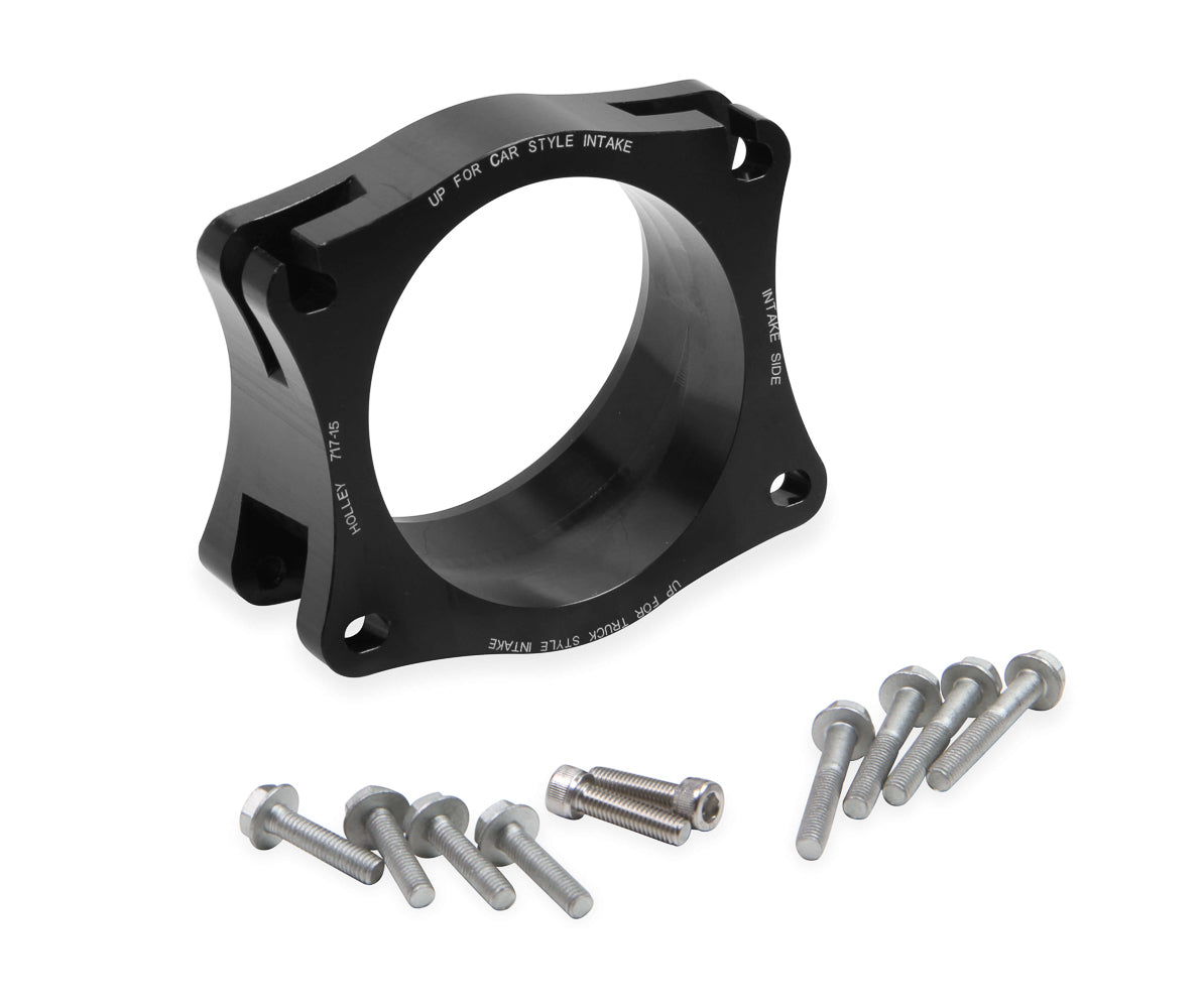 Adaptateur d'angle de corps de papillon pour collecteurs d'admission GM LS/LT