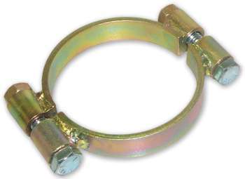 Collier de serrage pour tube d'essieu 2 pièces