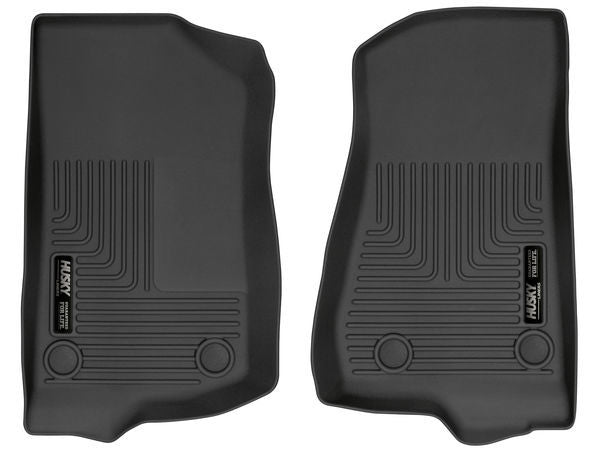 18- Tapis de sol avant Jeep JL noir Weatherbeater