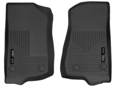 18- Tapis de sol avant Jeep JL noir Weatherbeater