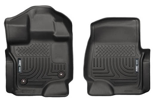 15- Tapis de sol avant Ford F150 noirs