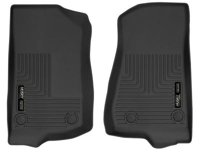 18- Tapis de sol avant noir pour Jeep JL 2/4 portes