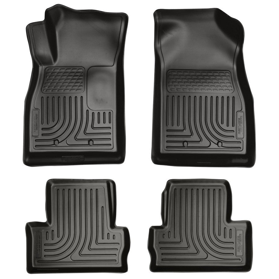 11- Tapis de sol avant/2e rangée Chevy Volt, noirs