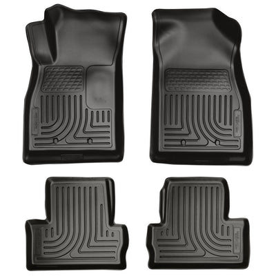11- Tapis de sol avant/2e rangée Chevy Volt, noirs