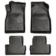 11- Tapis de sol avant/2e rangée Chevy Volt, noirs