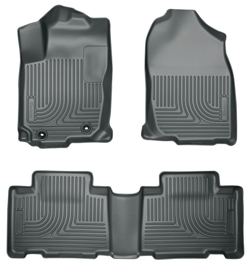 13-  Tapis de sol avant/2e rangée Honda Accord noirs