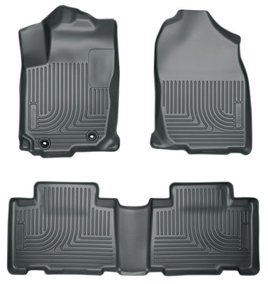 13-  Tapis de sol avant/2e rangée Honda Accord noirs