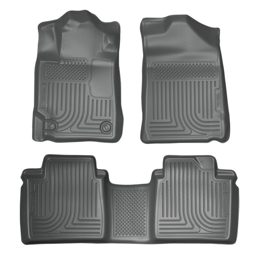 Tapis de sol avant / 2e rangée Toyota Camry 07-11 gris