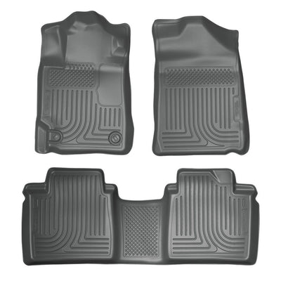 Tapis de sol avant / 2e rangée Toyota Camry 07-11 gris