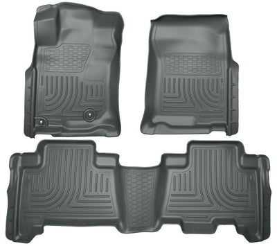 Tapis de sol noirs pour Lexus GX460 2010-2013 Avant/2e rangée