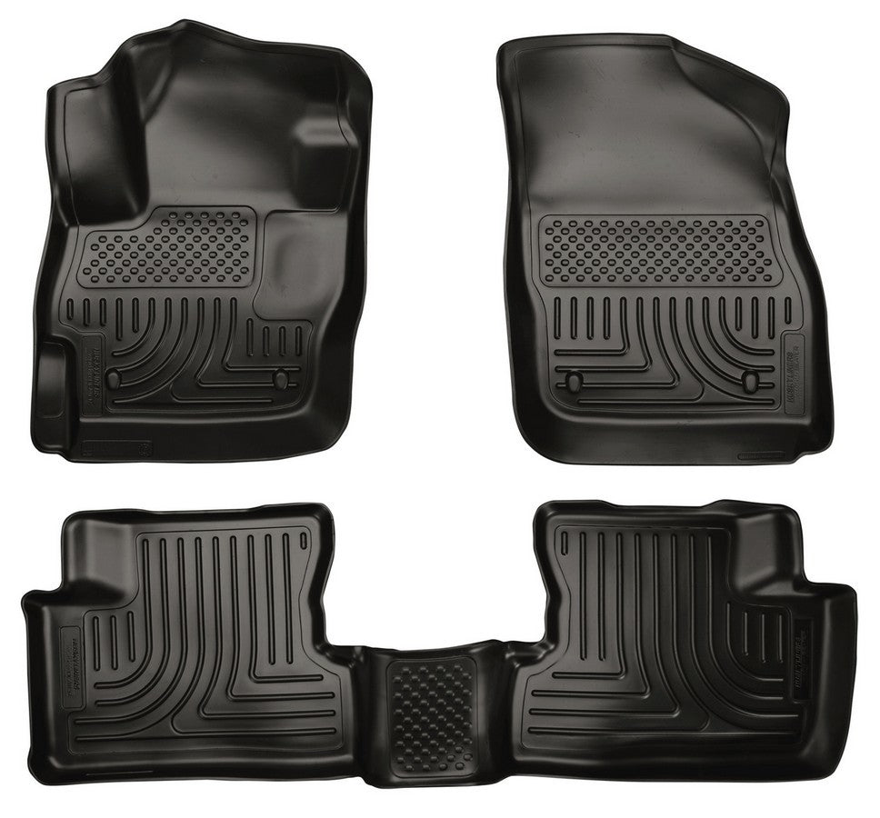 Tapis de sol noirs avant/2e rangée Mazda 3 2010-2013