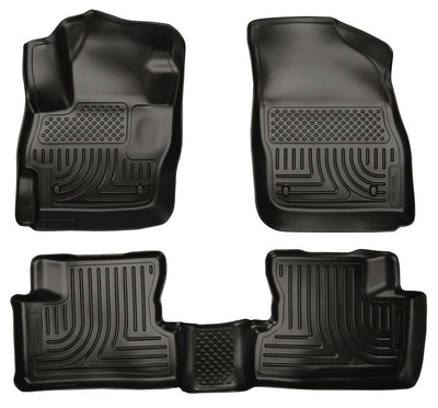 Tapis de sol noirs avant/2e rangée Mazda 3 2010-2013