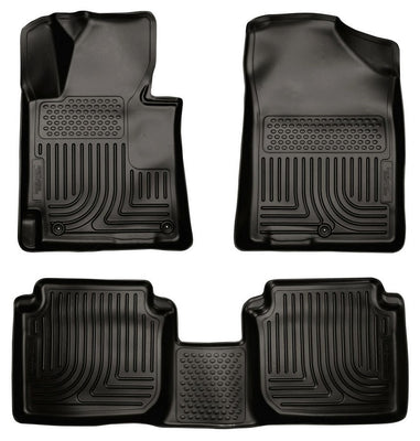 Tapis de sol avant/2ème rangée pour Hyundai Elantra 11-13