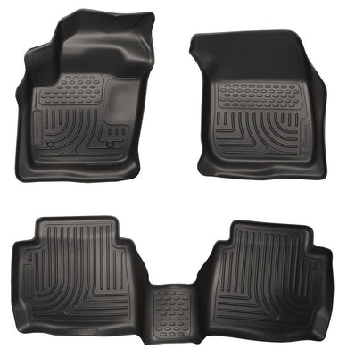 13- Tapis de sol avant/deuxième rangée Ford Fusion noirs