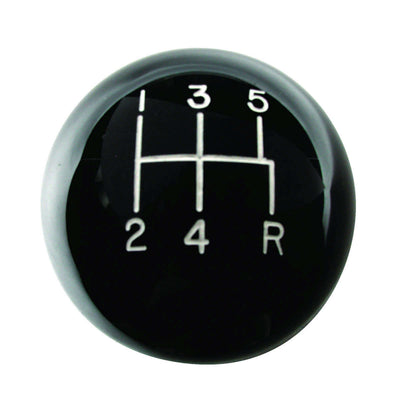 Pommeau de levier de vitesse noir classique 5 vitesses Mustang