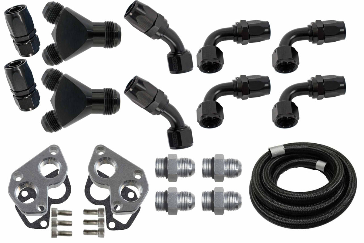 Kit de durites de radiateur AN pour pompe à eau électrique