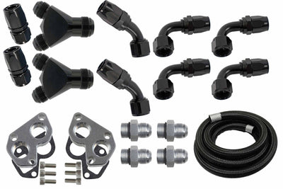 Kit de durites de radiateur AN pour pompe à eau électrique